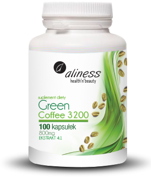 Aliness Zielona kawa Green Cofee 3200 100 kapsułek
