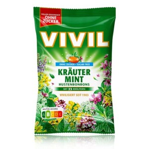 VIVILE Cukierki ziołowe bez cukru 120 g
