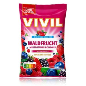 VIVILE Cukierki multiwitamina bez cukru 120 g