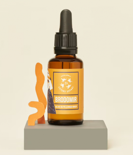 MYDLARNIA CZTERY SZPAKI Olejek do brody i zarostu Brodomir 30ml
