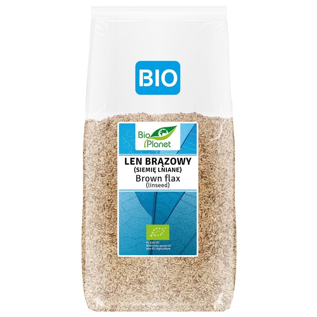 BIO PLANET Len brązowy (siemię lniane) Bio 400g