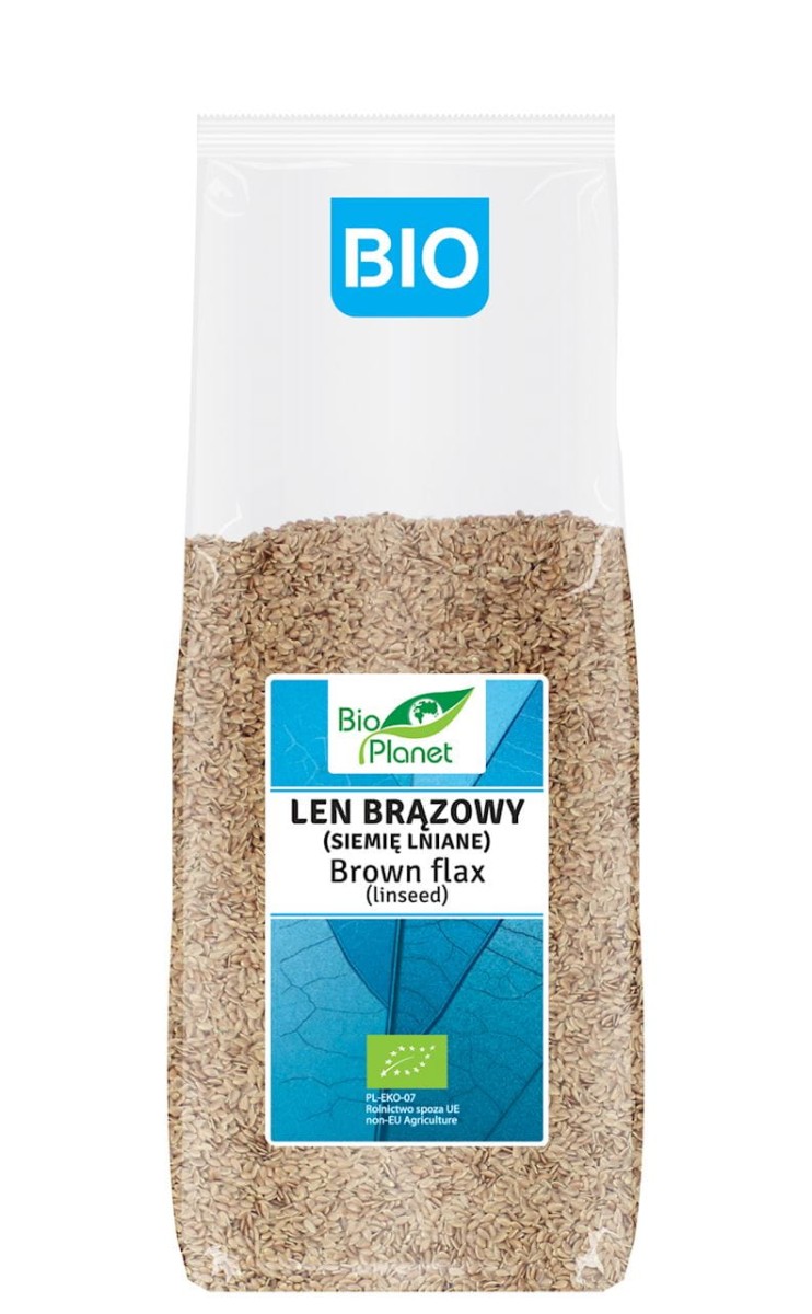 BIO PLANET Len brązowy (siemię lniane) bio 1kg