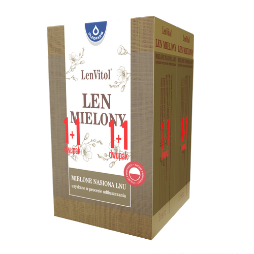 Oleofarm Len mielony (siemię lniane) 200g+200g
