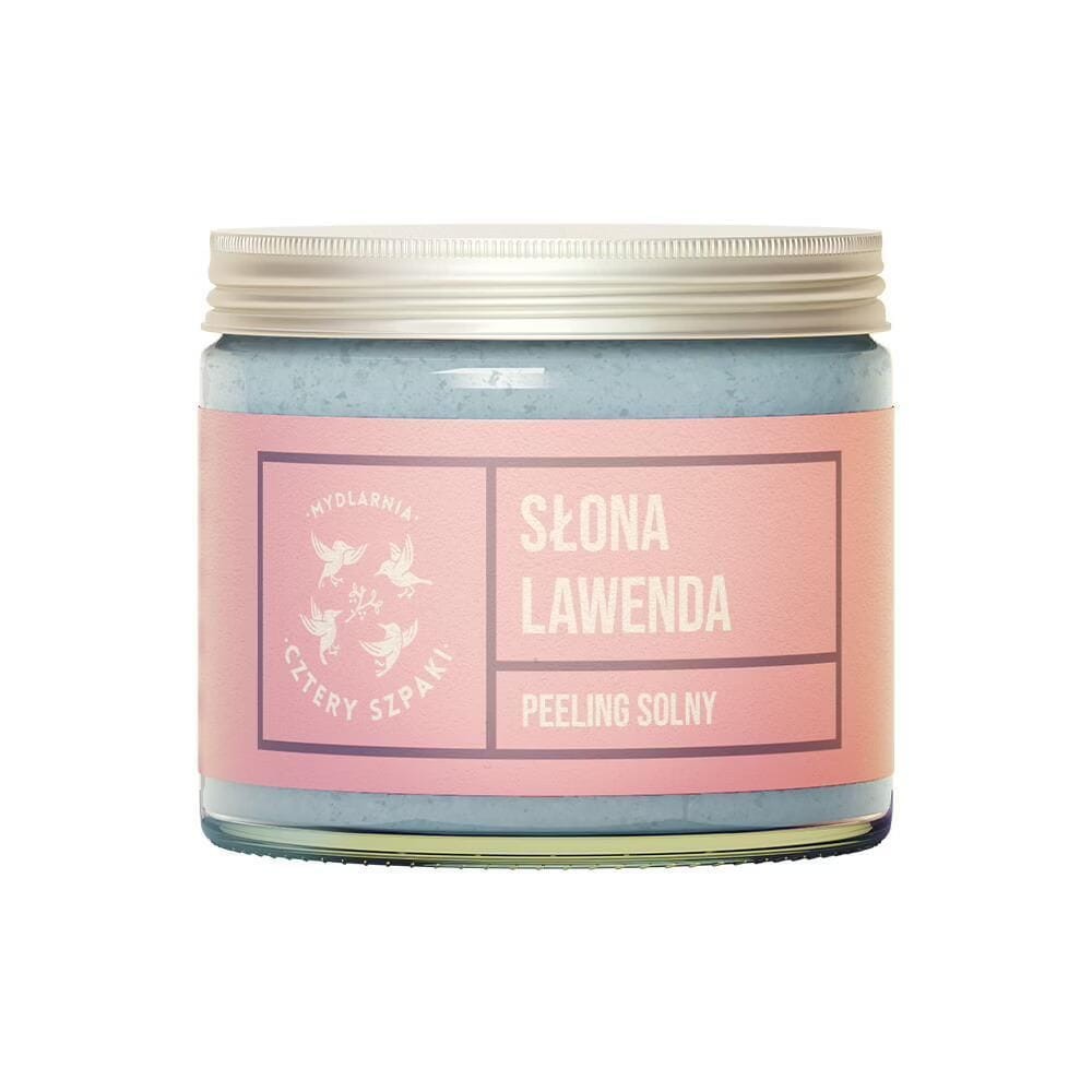 MYDLARNIA CZTERY SZPAKI Peeling Słona lawenda 250ml