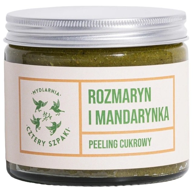 Mydlarnia Cztery Szpaki Peeling z rozmarynem i mandarynką 250ml
