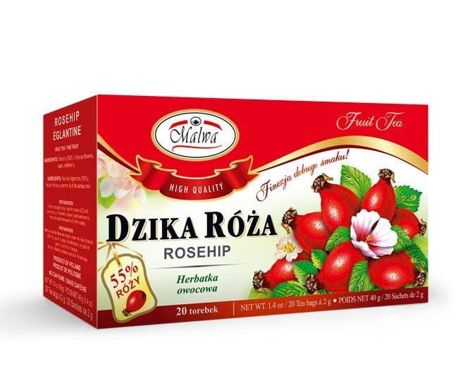 MALWA Malwa Herbata Dzika Róża 20 saszetek