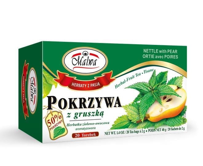 MALWA Pokrzywa + gruszka Malwa 20 saszetek