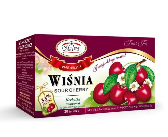 MALWA Herbata Wiśniowa 20 saszetek