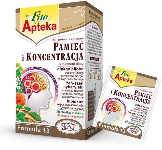 MALWA Pamięć i Koncentracja 20 saszetek