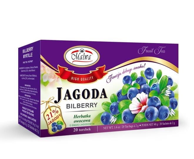 MALWA Herbata  jagodowa 20 saszetek