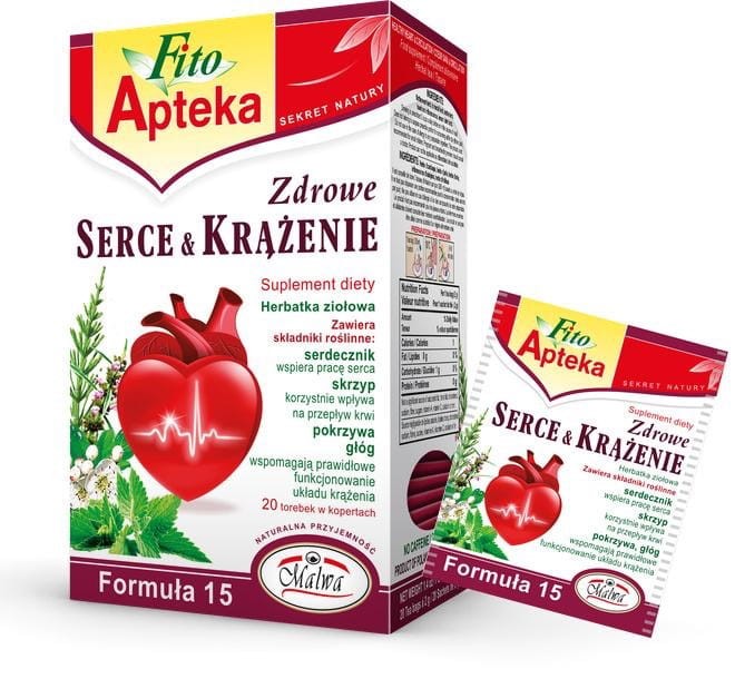 MALWA FITOAPTEKA Serce, krążenie 20 saszetek
