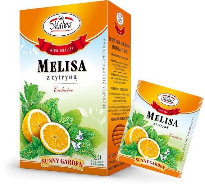 MALWA Melisa z cytryną 20 saszetek
