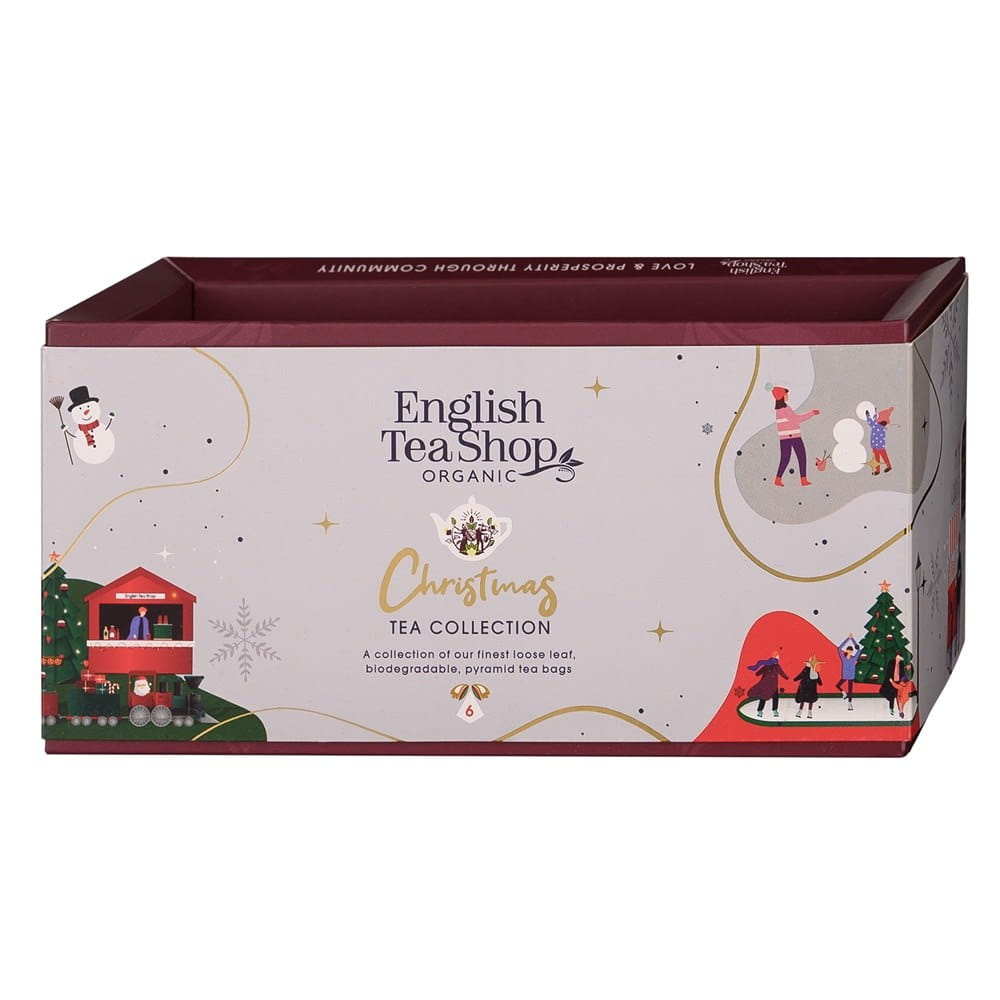 ENGLISH TEA SHOP Zestaw herbat świątecznych 6 piramidek