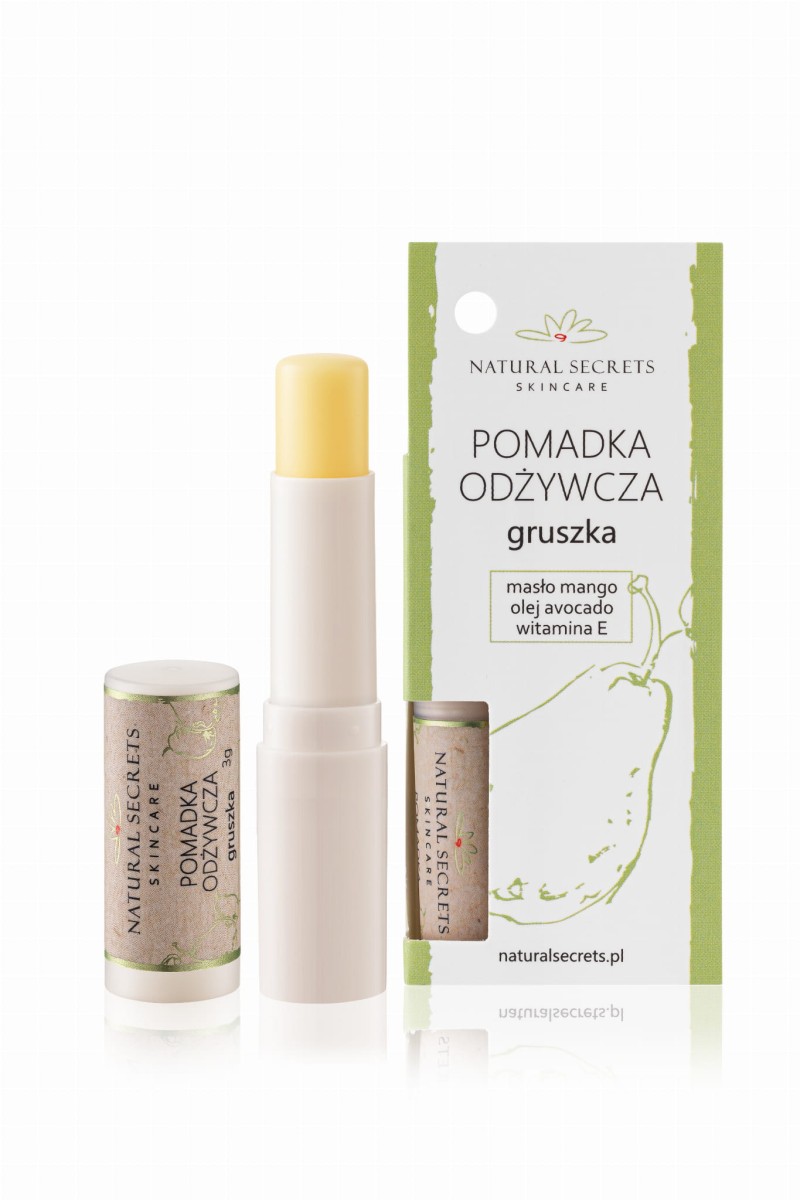 NATURAL SECRETS Pomadka gruszka 3,5g