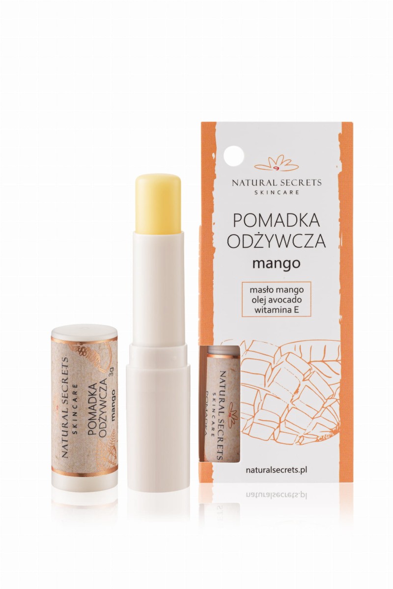 NATURAL SECRETS Pomadka mango 3,5G