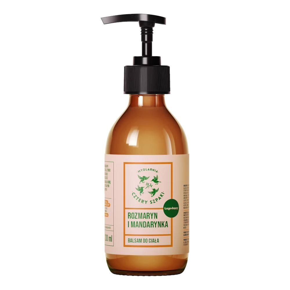 MYDLARNIA CZTERY SZPAKI Balsam do ciała Rozmaryn i mandarynka 200ml