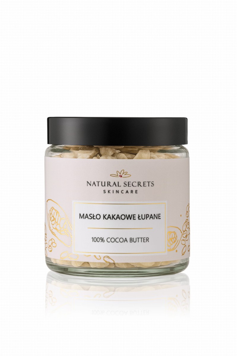 NATURAL SECRETS Masło kakaowe łupane 50g