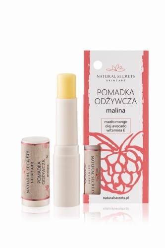NATURAL SECRETS Pomadka malina 3,5g