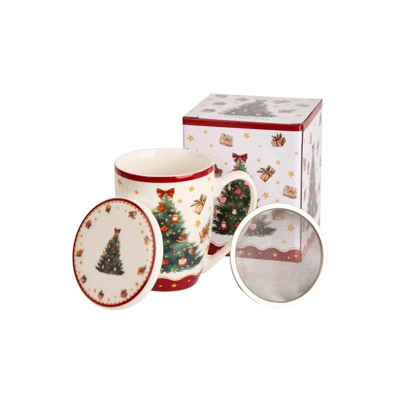 DUO Kubek z zaparzaczem Christmas Tree 360ml