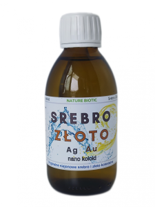 KOSZYCZEK NATURY Srebro+ złoto koloidalne 50ppm 200ml
