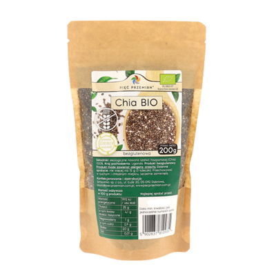 5 PRZEMIAN Chia bezglutenowa BIO 200g