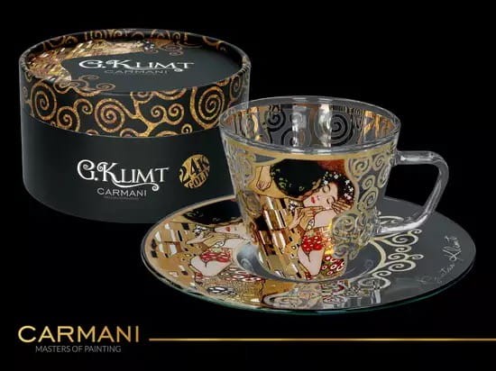 Carmani Filiżanka espresso G.Klimt, Pocalunek 100ml