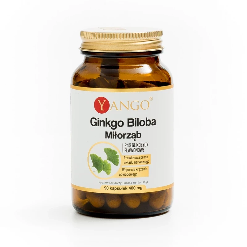 YANGO Ginko Biloba ekstrakt 90 kapsułek