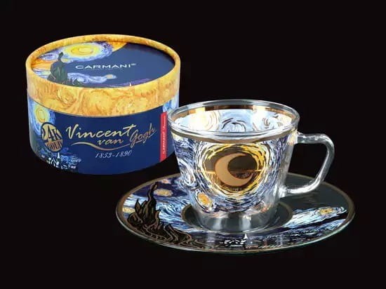 Carmani Filiżanka espresso V. Van Gogh, Gwiaździstą noc 100ml