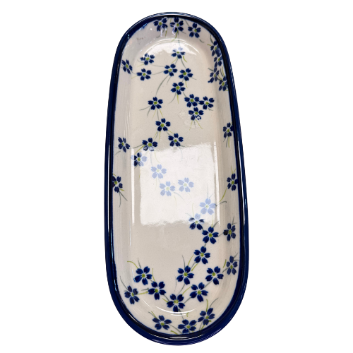 Tacka Niebieskie Kwiatki D-1244A Ceramika Bolesławiec