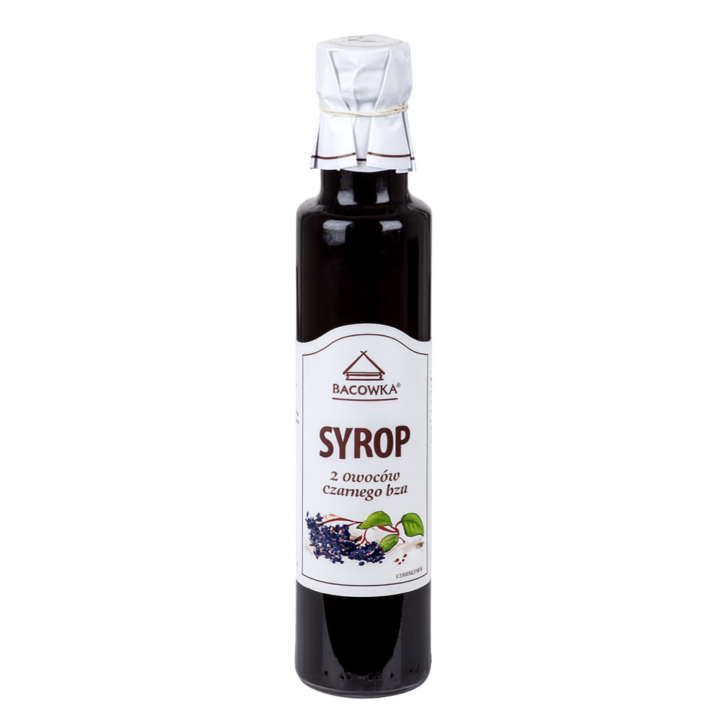 BACÓWKA Syrop z owoców czarnego bzu 315g