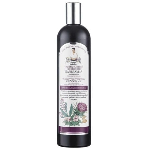 BABUSZKA AGAFIA Balsam do włosów Propolis, łopian nr 3 550ml