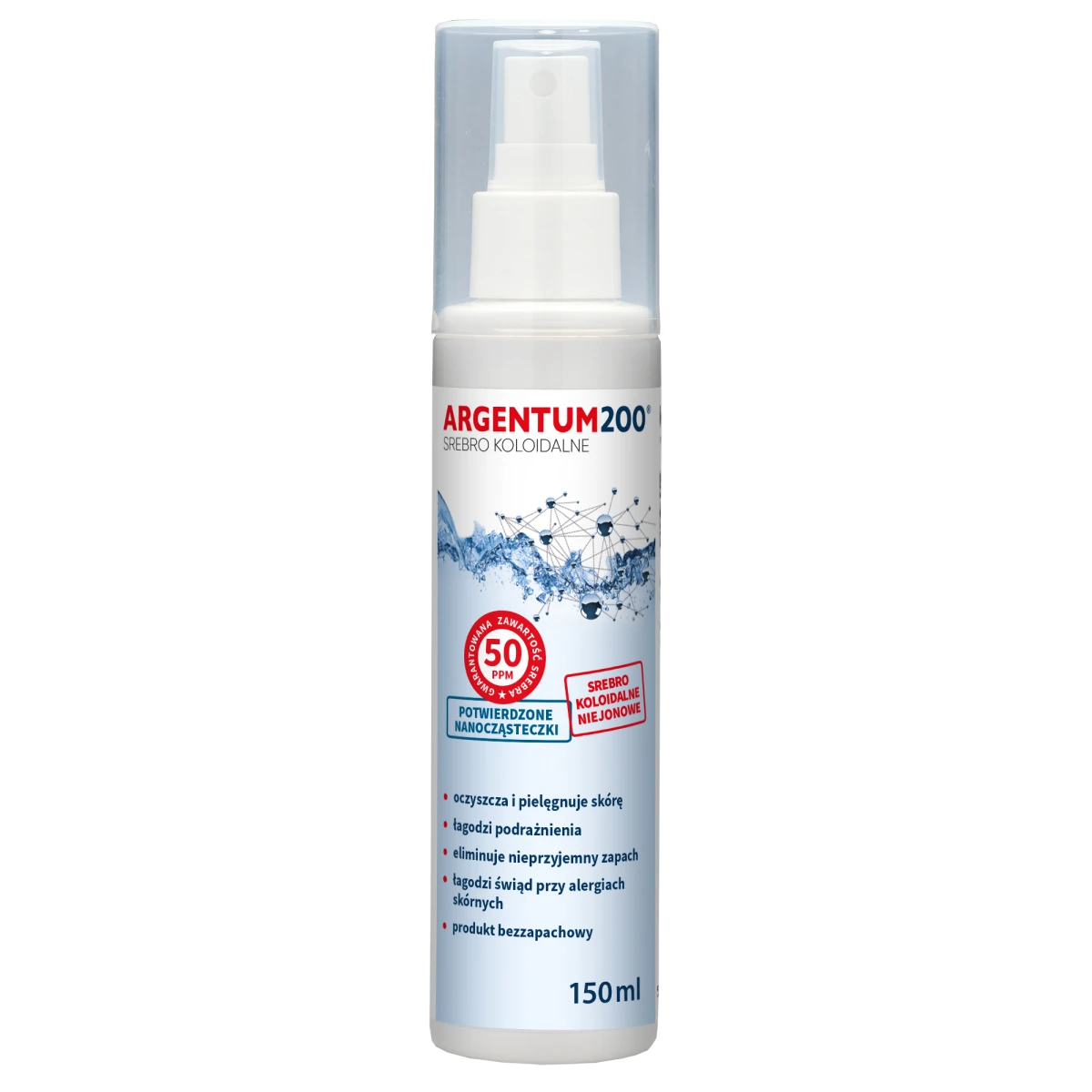AURA HERBALS Srebro koloidalne 50 ppm Aerozol 150ml