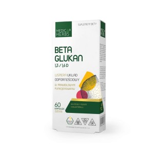 MEDICA HERBS Beta Glucan 320 mg 60 kapsułek