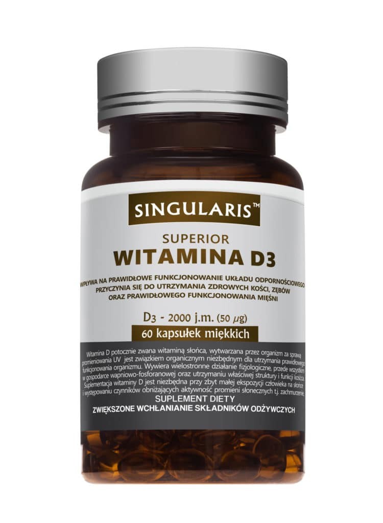 SINGULARIS Witamina D3 Superior 60 kapsułek