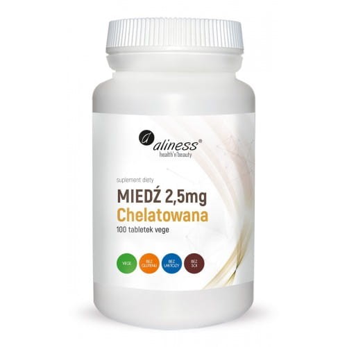 ALINESS Miedź Chelatowana 100 tabletek