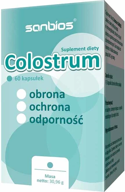 Sanbios Colostrum 60 kapsułek