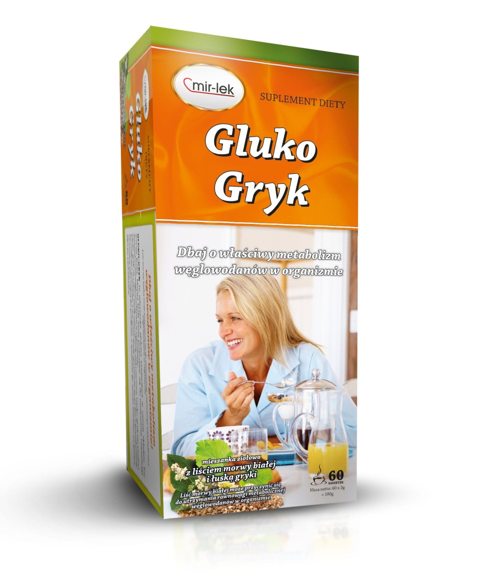 MIR-LEK Gluko-gryk 60 saszetek