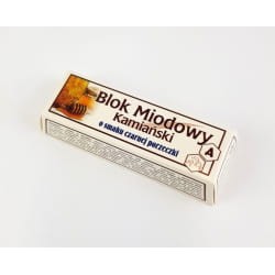 BARĆ Blok miodowy Kamiański Czarna porzeczka 50g