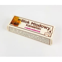BARĆ Blok miodowy Kamiański Malinowy 50g