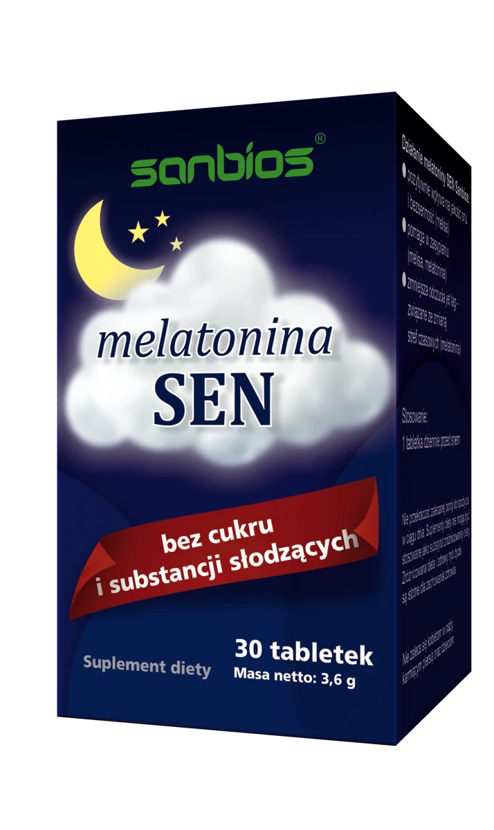 SANBIOS Melatonina Sen 30 tabletek