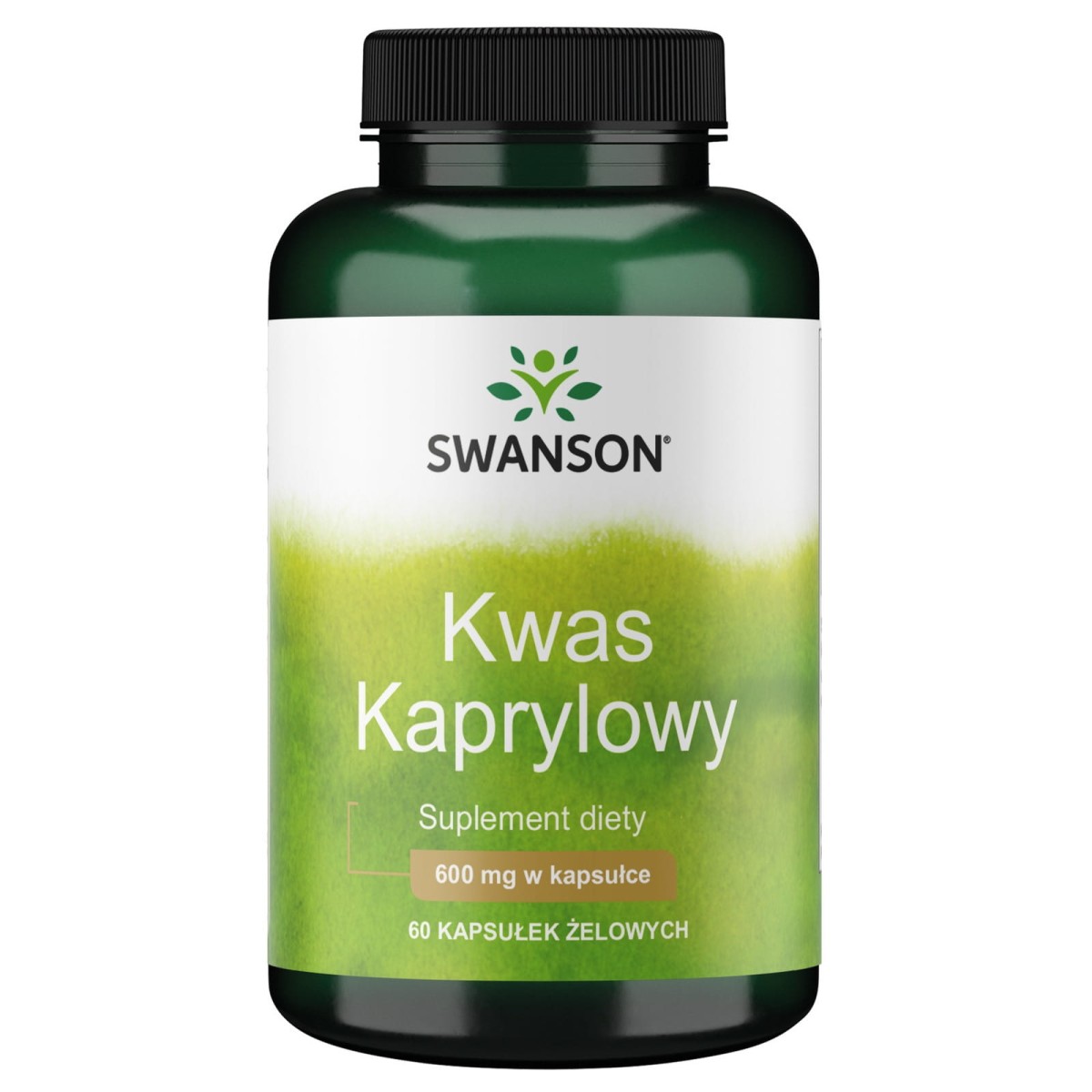 SWANSON Kwas kaprylowy 600mg 60 kapsułek