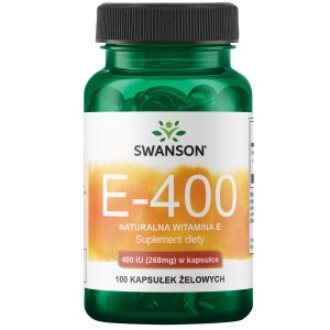 SWANSON Witamina E 400IU 100 kapsułek