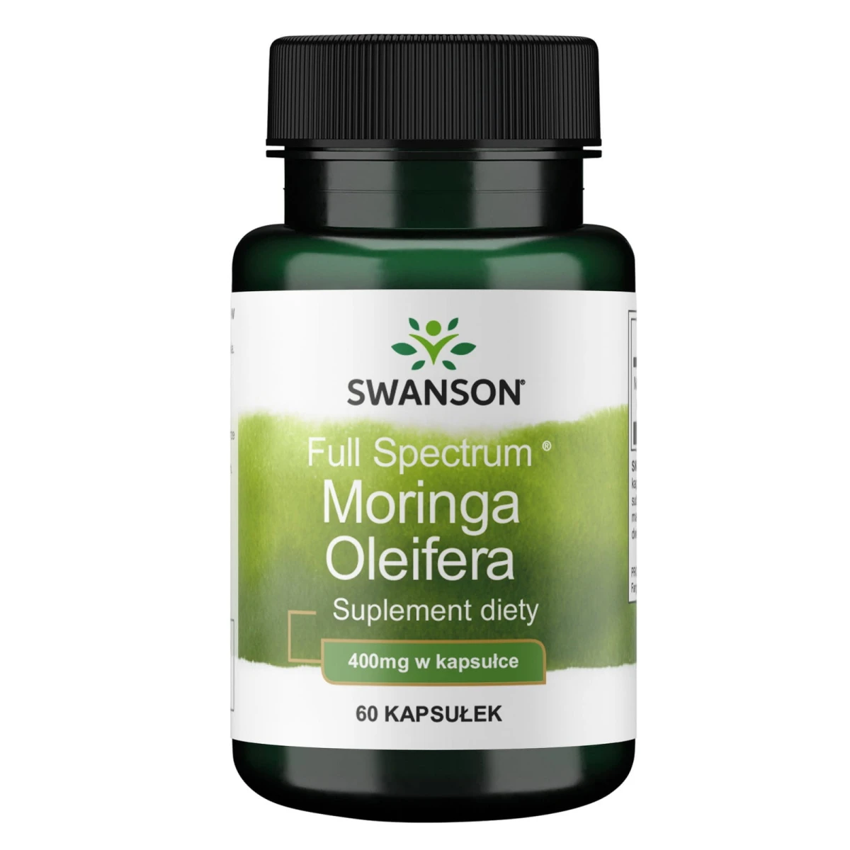 SWANSON Full Spectrum Moringa Oleifera 400mg 60 kapsułek