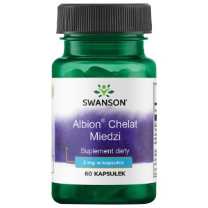 SWANSON Albion Chelat Miedzi 2mg 60 kapsułek