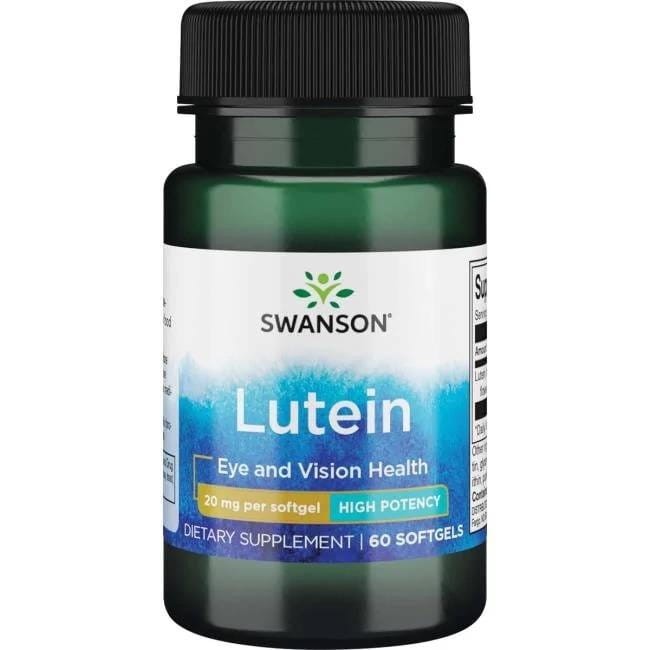 SWANSON Luteina 20mg 60 kapsułek