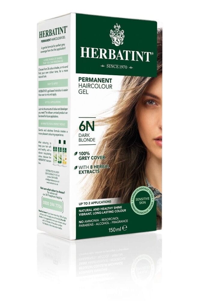 Herbatint Farba do włosów 6N Ciemny blond 150ml