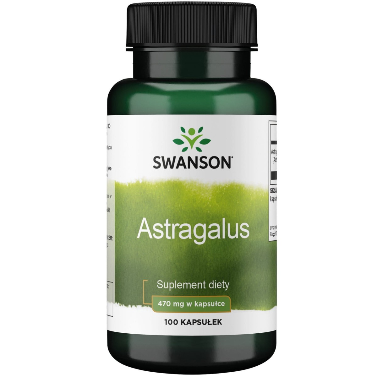 SWANSON Astragalus 470mg 100 kapsułek