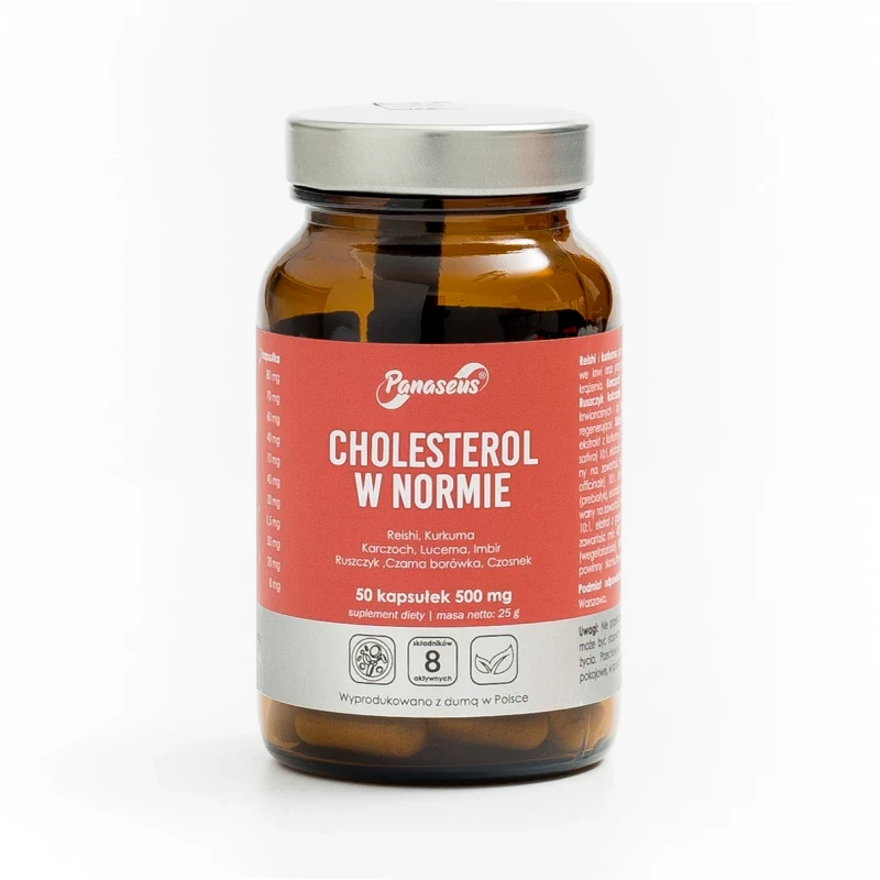 YANGO Panaseus Cholesterol w normie 50 kapsułek
