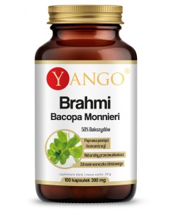YANGO Brahmi Bacopa Monnieri 100 kapsułek
