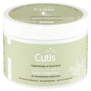 CUTIS ŁUSZCZYCA Maść konopna 20% z olejem konopnym 400ml